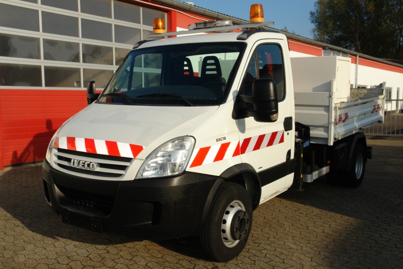 Iveco - Daily 65C18 tipper crane Maxilift 130D tools case new TÜV!