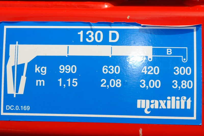 Iveco Daily 65C18 Volquete grúa Maxilift 130D Caja de herramientas