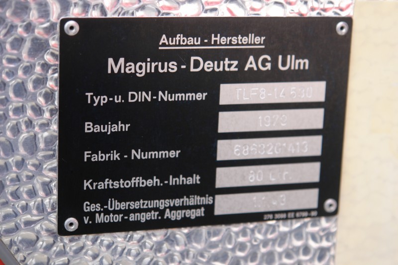 Magirus Deutz FM 130D 4x4 Vatrogasna autocisterna spremnik za vodu 2750l