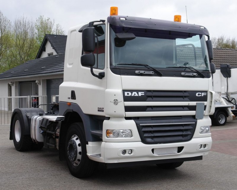 DAF CF 85.410 tipper hydraulics airco long distance cabine EURO5 TÜV new!