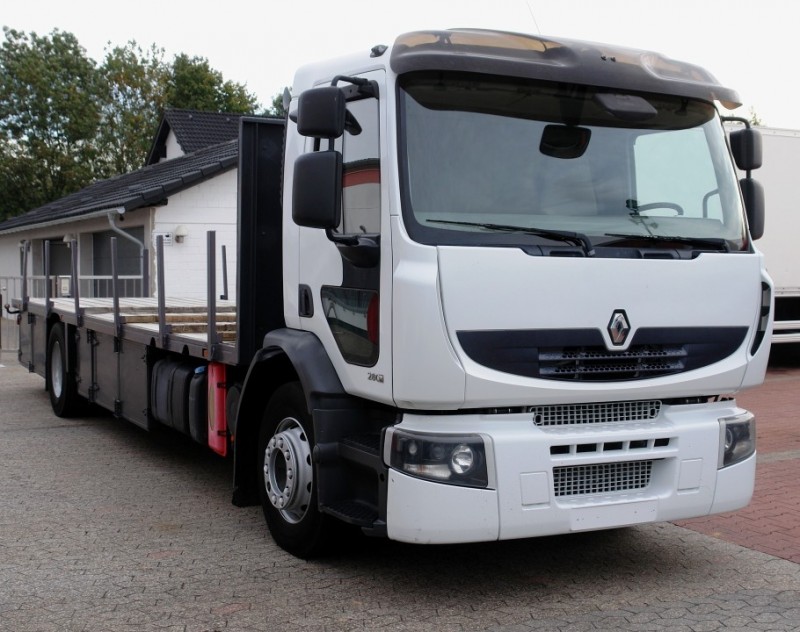 Renault Premium 280DXi dropside camion pentru transportul oțelului 8,20m Suspensie pneumatică completă Intarder Climatizor