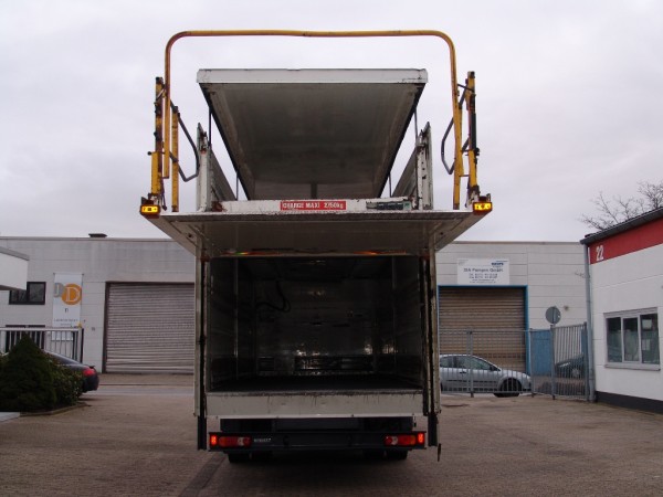 Renault Midlum 280 DXI double floor case with hydr. roof and floor