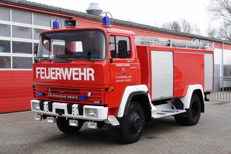 Magirus Deutz FM 130D 4x4 firefighter engine truck tank 2750l top condition!
