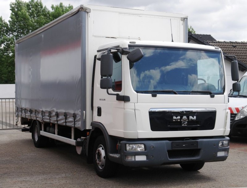 MAN TGL 12.210 camion cu prelata 6,5m Transmisie automată prelate nou!