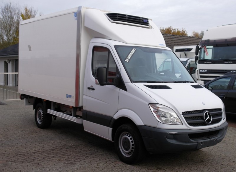 Mercedes-Benz Sprinter 313 furgoneta frigorifica, Carrier Xarios 300 aire acondicionado, spoiler de techo, Capacidad de carga 920kg, EURO5