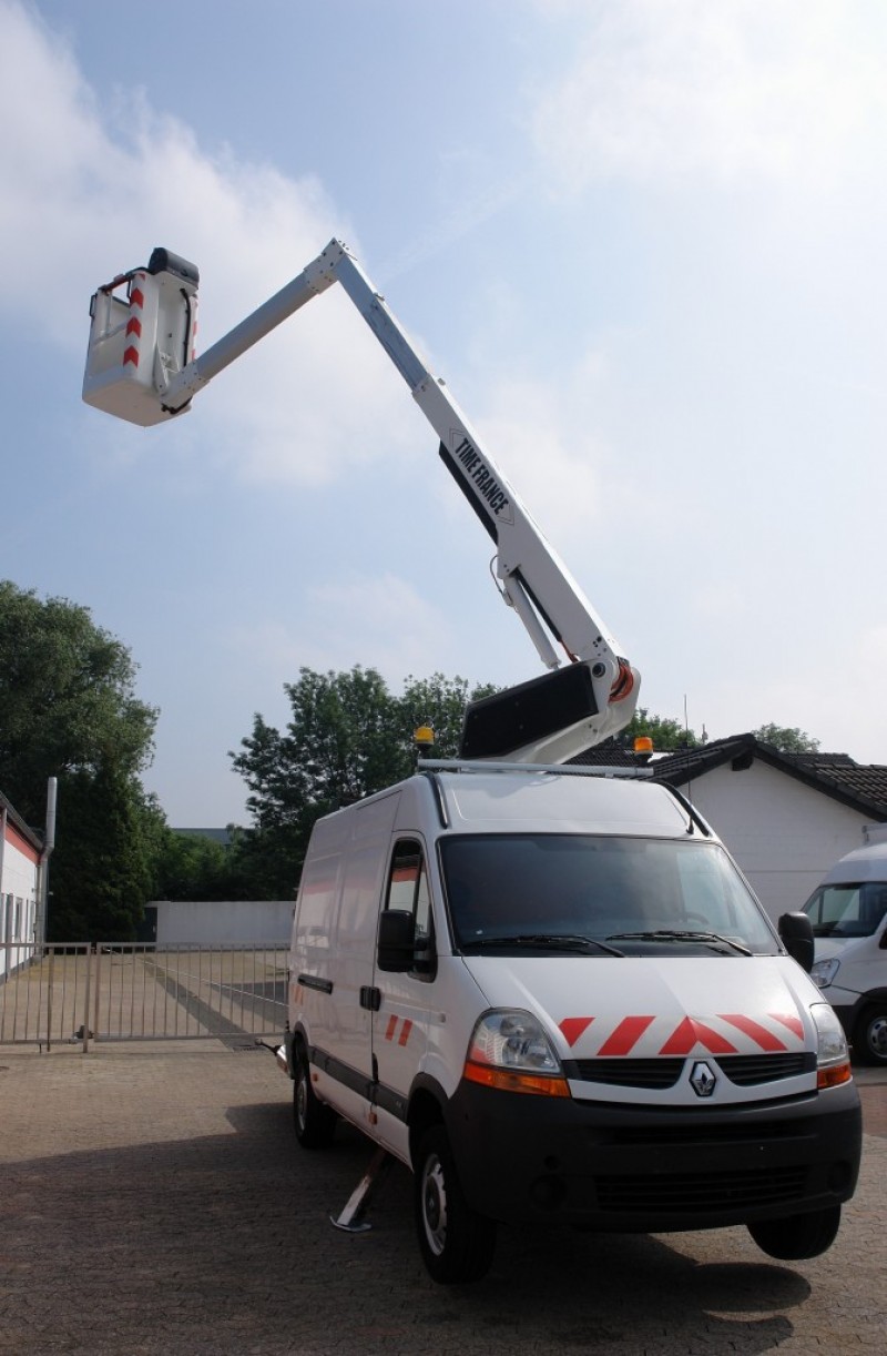 Renault Master 120dCi aerial platform lift ET-26-NEXS 10m basket 120kg TÜV UVV new!