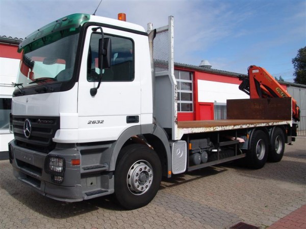  Actros 2632 6x4 + Kran Palfinger PK 15500