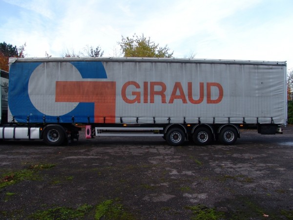 Frühauf - TX34CR tarpaulin trailer with hydraulic roof max. height 3,35m