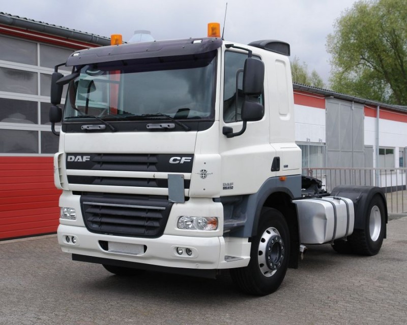 DAF - CF 85.410 tipper hydraulics airco long distance cabine EURO5 TÜV new!