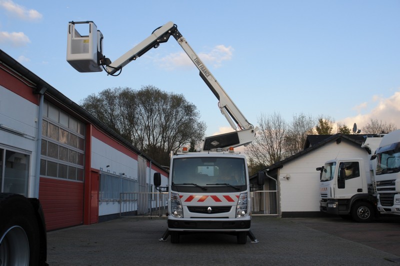 Renault Maxity 130 DXI aerial platform lift ET-36-NF 13,20m basket 200kg only 1270 working hours! new UVV and TÜV! ready to work!