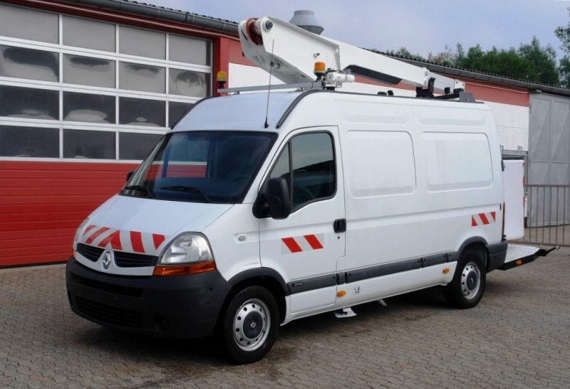 Renault - Master 120dCi Plataforma sobre camión ET-26-NEXS 10m Capacidad de carga 120kg