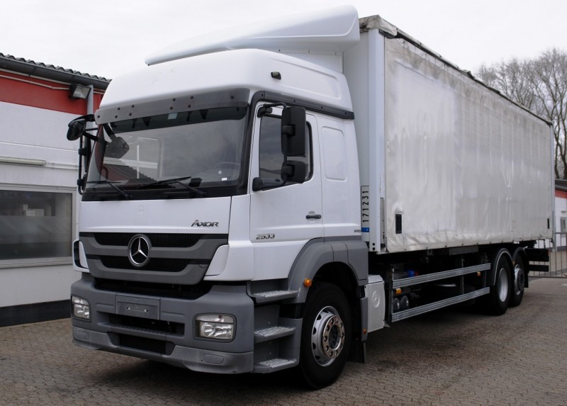 Mercedes-Benz - Axor 2533L Kamion-šasija BDF cerada  Edscha 9,10m Klima uređaj ručni mjenjač EURO5
