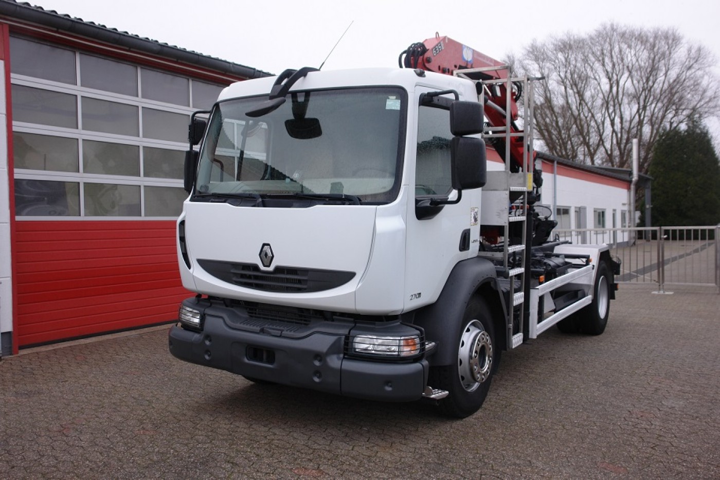 Renault - Midlum 270Dxi tipper crane 635HMF 2 extensions tipping device EURO5