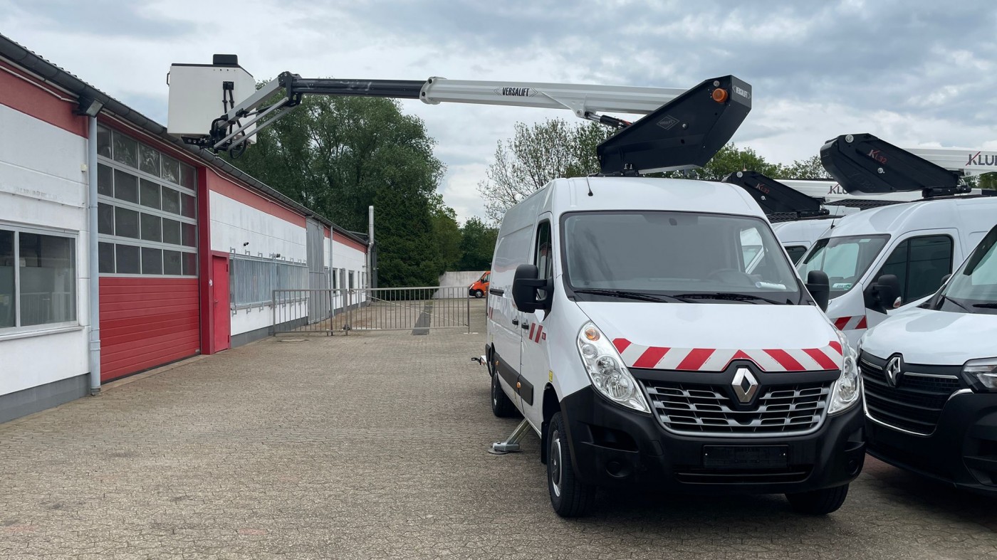 Renault Master Hubarbeitsbühne Time Versalift VTL-145 F Korb 230kg 