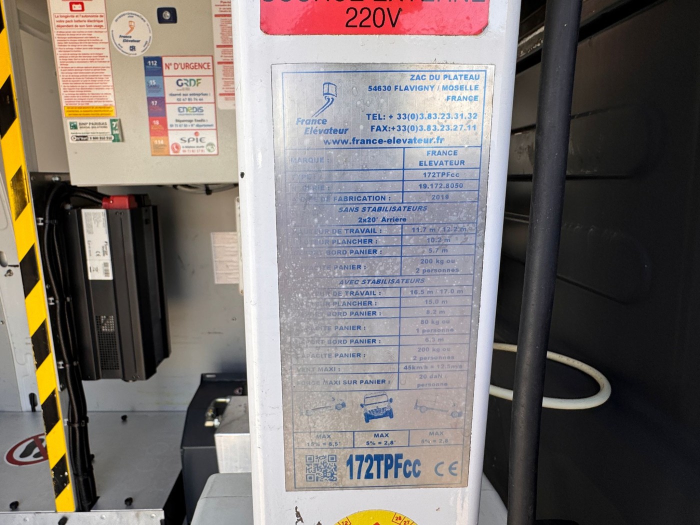 Iveco Hubarbeitsbühne Steiger France Elevateur 172 TPFcc EURO 6C