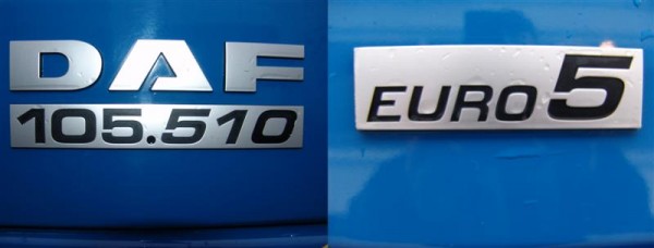  XF105.510 Space Cab, Schalter, Intarder, Euro5 mit Schubboden Hydraulik