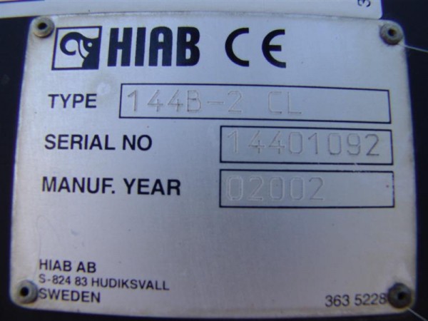  Kran 144 B - 2 CL 