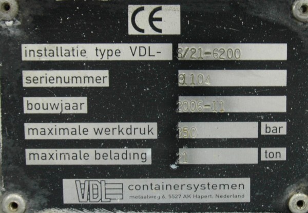   CF 85.510 6x4 Euro 5 Intarder Abroller VDL Haken Abrollkipper