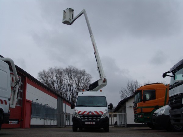 Renault Master 125dci aerial platform lift 12m Versalift ET32LE first hand