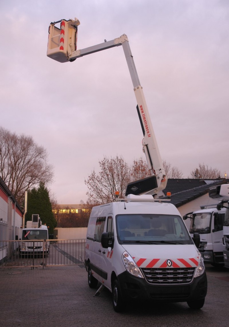 Renault Master 125dCi aerial platform lift ET26LEXS 10m basket 120kg air conditioning EURO5 TÜV UVV new!
