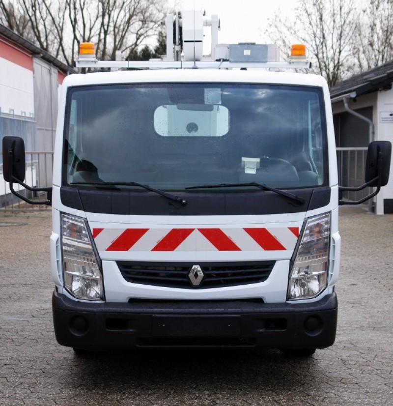 Renault Maxity 120.35 Nacelă pe camion EN-100-TVL 10m Numai 293 Durată de funcţionare, Aer condiționat, Cârlig de remorcare