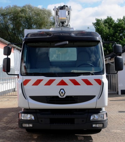 Renault Midlum 180DXi autocarrata EN-140-TPC 14m Portata Cesto 200kg Azionamento elettrico Condizionatore EURO5
