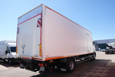 MAN TGM 18.340 Doppelkabine Koffer Luftfederung Ladebordwand Dhollandia 2000 kg EURO 5 TÜV neu!